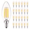 Luxrite B11 LED Light Bulb 5W (60W Equivalent) 550LM 5000K Bright White Dimmable E12 Candelabra Base 24-Pack LR21598-24PK - alternate 1